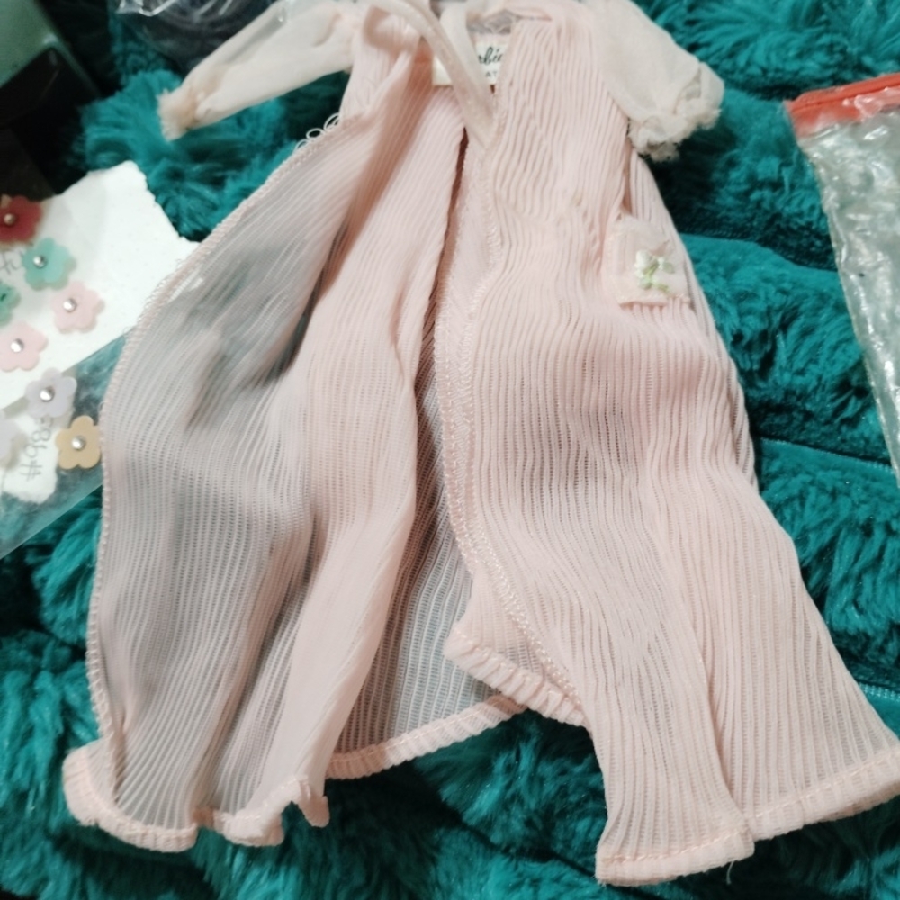 Barbie Light Pink Pleated Nightgown